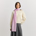TOORALLIE - Extra Fine MERINO SCARF - Powder Pink