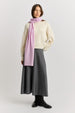 TOORALLIE - Extra Fine MERINO SCARF - Powder Pink