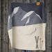 DAVID FUSSENEGGER - SAVONA GREY SKI'S & TRACKS throw