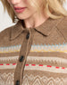PENDLETON - Fair Isle Cardigan - TAN MULTI