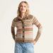 PENDLETON - Fair Isle Cardigan - TAN MULTI