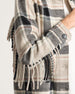 PENDLETON - Jolene Fringe Jacket - TAN / BLACK mix