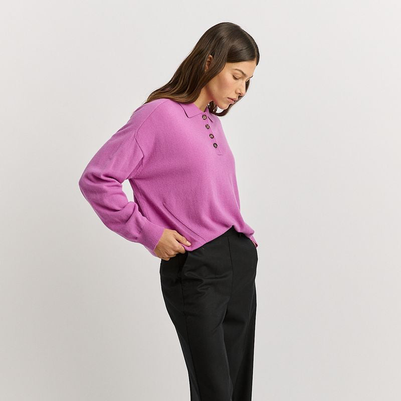 TOORALLIE - Fine Jersey Polo - ULTRAVIOLET