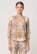 ONCE WAS - ANNABELLE COTTON SILK BLOUSE IN GOLDEN MALLOW