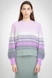 ALEGER No 77 - Cashmere Blend Chunky Ombre Balloon Sleeve - Mauve Moss