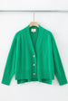 ALEGER No 99 - Cashmere Blend Hi Low Oversized Cardigan - Kelly Green