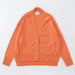 ALEGER No 99 - Cashmere Blend Hi Low Oversized Cardigan - Orange Peel