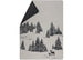 DAVID FUSSENEGGER - SAVONA SNOWY TREES/STAG - GREY throw