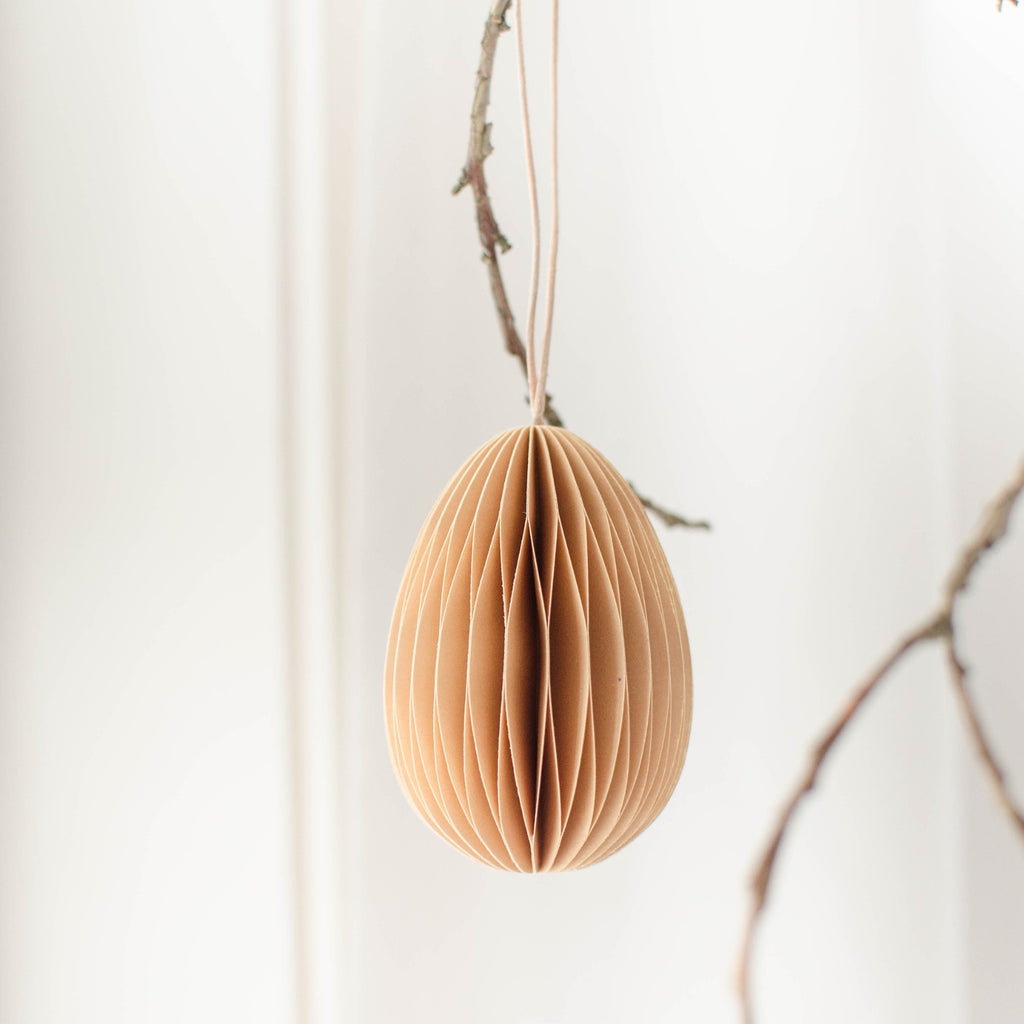 Golden Sand Hanging Easter Egg H7cm