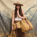 PONY RIDER - Escapee Clutch with Strap - GOLDEN TAN