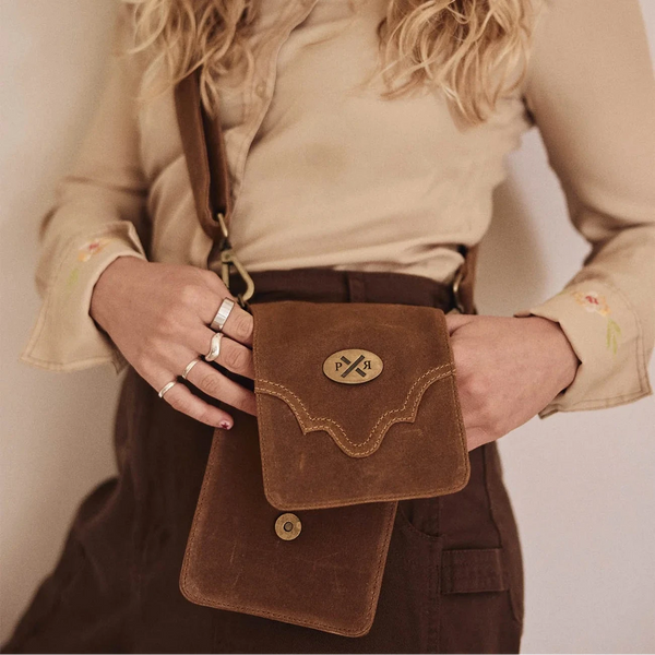 PONY RIDER - Slow Road Cross Body Phone Satchel -  SPICY COWBOY