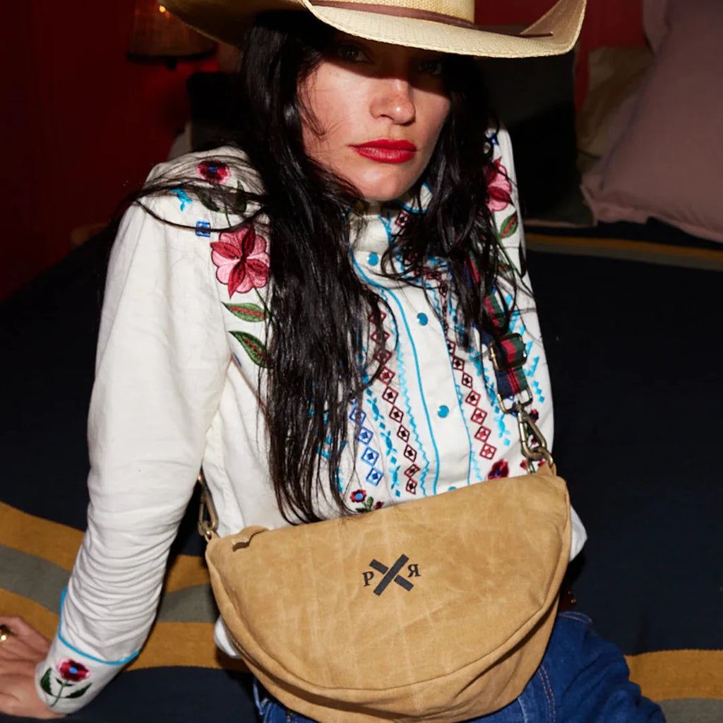 PONY RIDER - Slow Road Round Shoulder Bag - CLAY