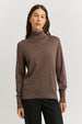 TOORALLIE - Extra Fine Knit Turtle - MOCHA