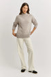 TOORALLIE - Split Neck Funnel - LIGHT OAT
