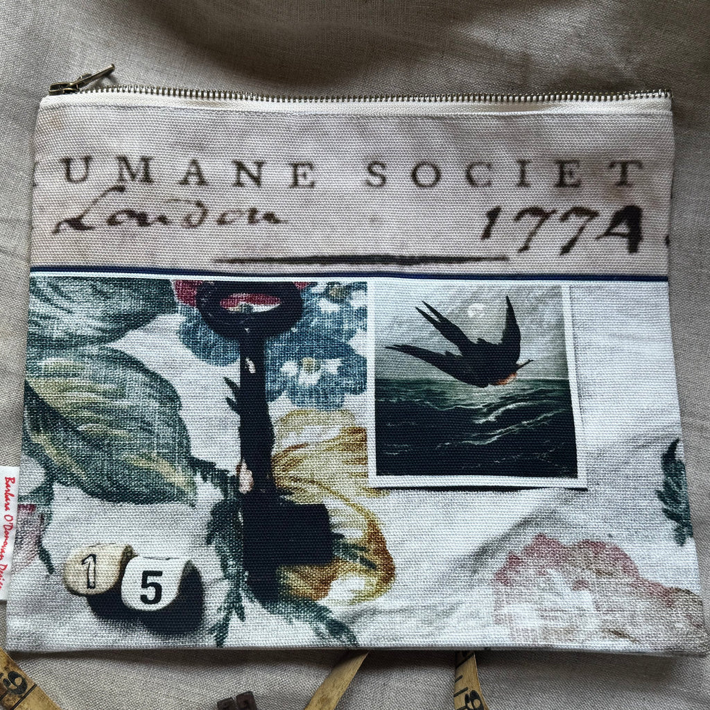 BARBARA O'DONOVAN - Canvas Clutch - HUMANE SOCIETY
