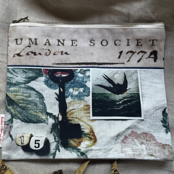 BARBARA O'DONOVAN - Canvas Clutch - HUMANE SOCIETY