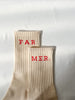 WHITNEY SPICER - BEIGE FAR MER BOOT SOCKS