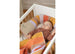 DAVID FUSSENEGGER - GOLD Multicolour Stripe Bassinet Blanket