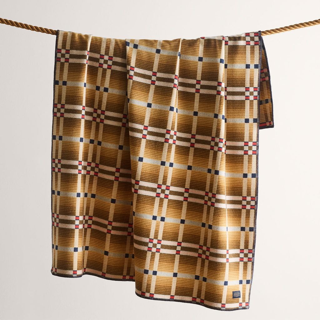 PENDLETON -FOUR SQUARE THROW - Slide Mountain NATURAL