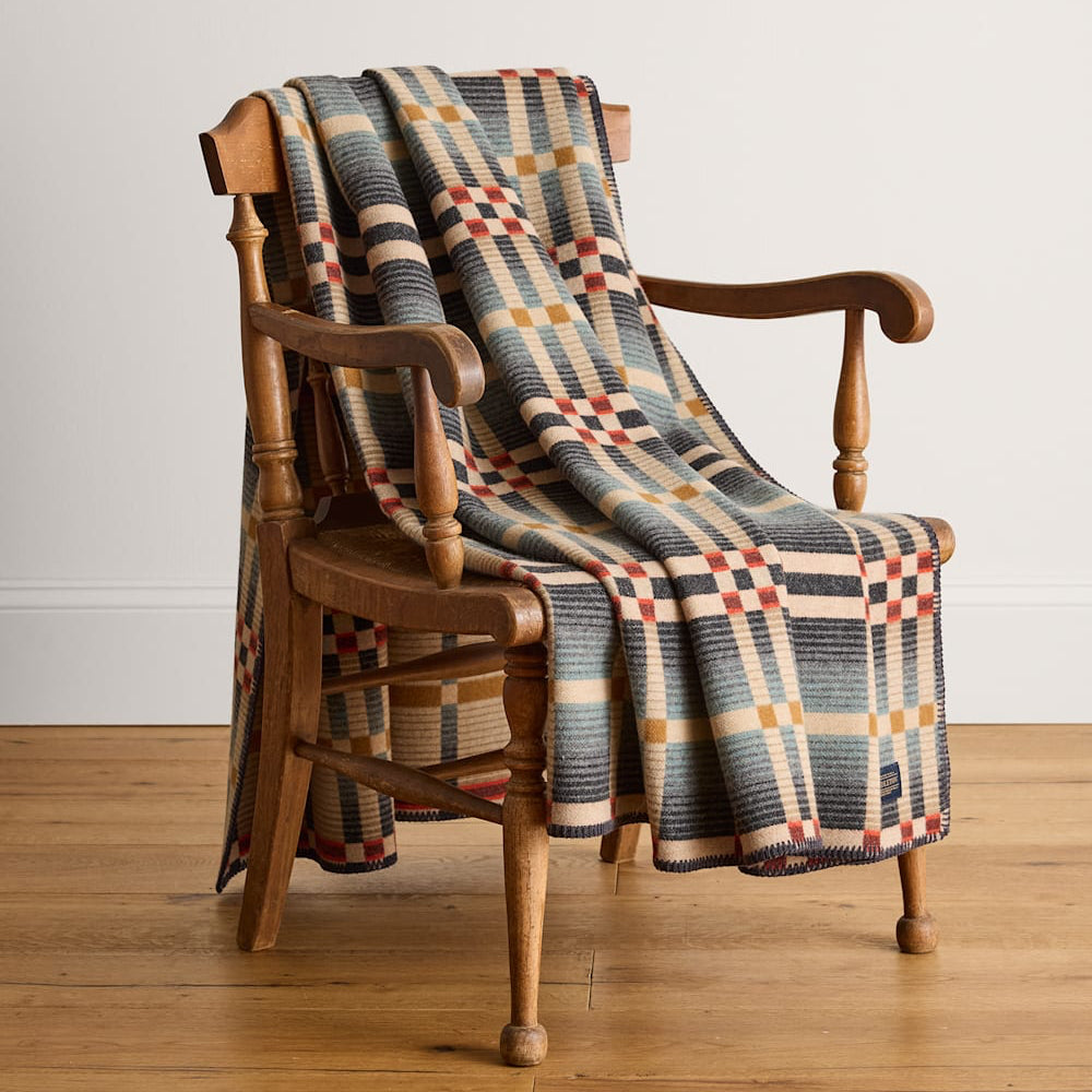 PENDLETON -FOUR SQUARE THROW - Slide Mountain SHALE