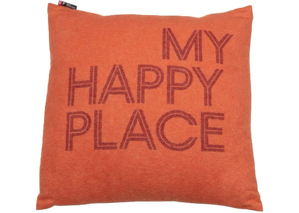 DAVID FUSSENEGGER- MY HAPPY PLACE - Cushion - ORANGE