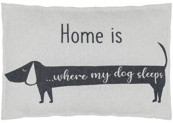 DAVID FUSSENEGGER - "HOME is WHERE my DOG SLEEPS" Cushion 60 x 40cm