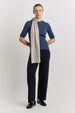 TOORALLIE - Extra Fine MERINO SCARF - Light Oat