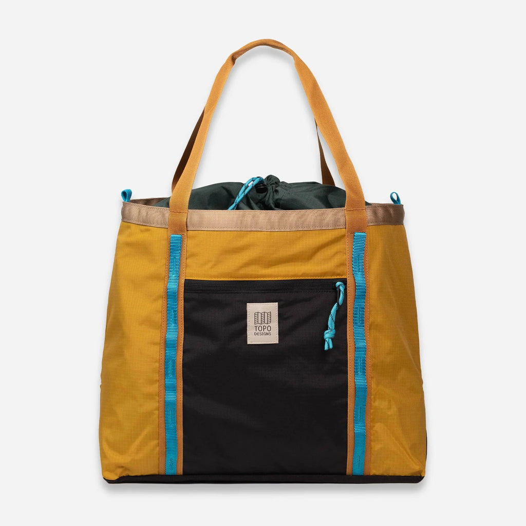TOPO DESIGNS - Mountain Utility Tote - MUSTARD / FOREST