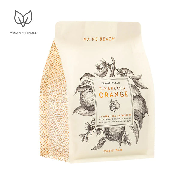 MAINE BEACH - Riverland Orange -Bath Salts Pouch 500g