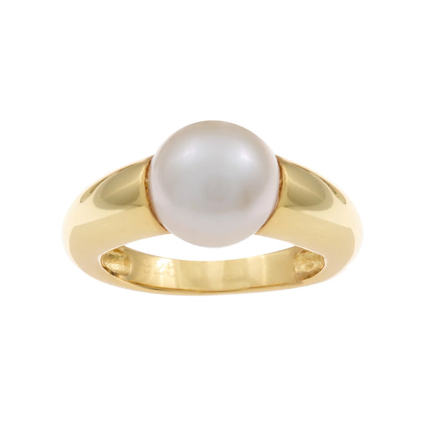 SYBELLA JEWELLERY - ARIANA GOLD PLATE FRESHWATER BUTTON RING