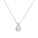 SYBELLA JEWELLERY - ARIE STERLING SILVER AND FRESHWATER PEARL & CZ NECKLACE