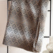 DAVID FUSSENEGGER- SAVONA LOZENGE SHAPES THROW - Smoke