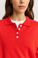 TOORALLIE - Fine Jersey Polo - POPPY