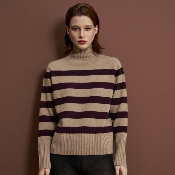 ALETE Threads - CINETTA STRIPE POLO - Argan