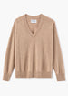 ALETE Threads - TREVI V - NECK SWEATER - Argan