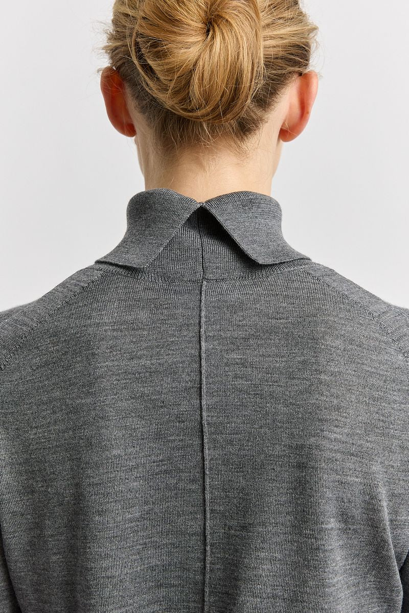 TOORALLIE - Extra Fine Knit Turtle - ZINC