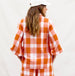 BINNY - "YODELAI HEY HEE " -  100% Cotton Yarn-dye Gingham Shirt with removable neck tie.