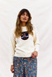 BINNY - "PIZ NAIR" - 95% Cotton 5% Nylon Crew Neck Knit with Embroidered Badge Detail.