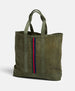PONY RIDER - Escapee Large Canvas Tote Bag - KHAKI