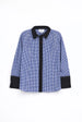 BINNY - " WHISTLER " -  100% Cotton Yarndye Gingham Shirt with cuff & hem details.