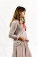 BINNY - 100% Wool Intarsia Knit Crewneck Sweater.