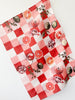 WHITNEY SPICER - Linen Tea Towel - PINK GINGHAM