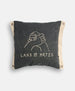 PONY RIDER - Land of Mates Cushion Cover x Banner - Charcoal 45cm x 45cm