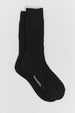 TOORALLIE - Merino Ribbed Socks - BLACK