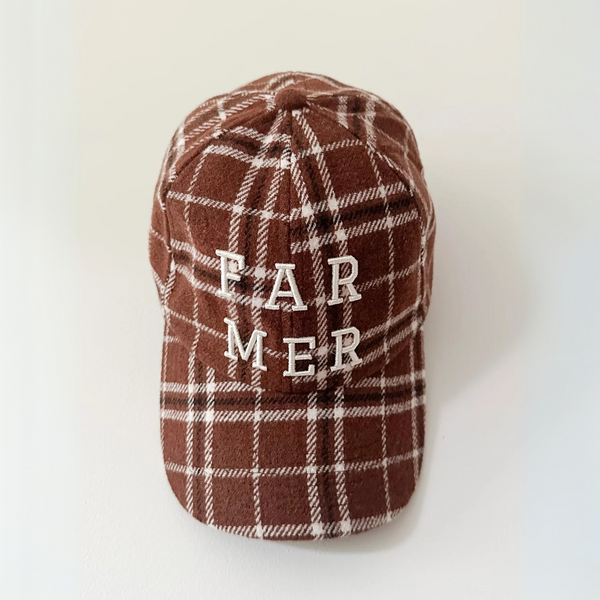 WHITNEY SPICER - Plaid Cap - CHOC