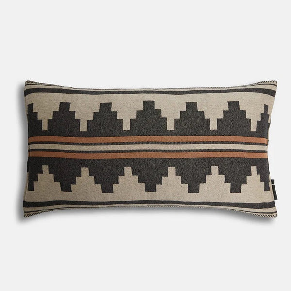 PONY RIDER - Up River Rectangle Cushion Cover - NATURAL 85 x 45