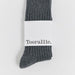 TOORALLIE - Merino Ribbed Socks -  ZINC