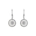 SYBELLA JEWELLERY - LUCIA SILVER FLOWER CZ EARRINGS