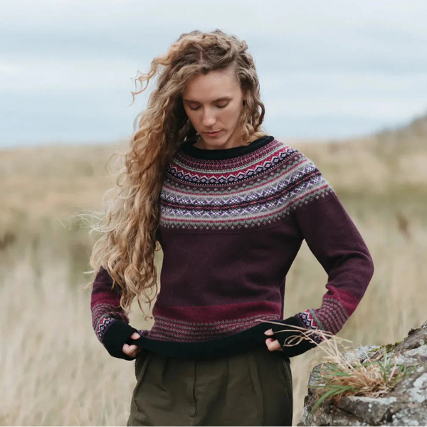 ERIBE - ALPINE SWEATER - Tyrian