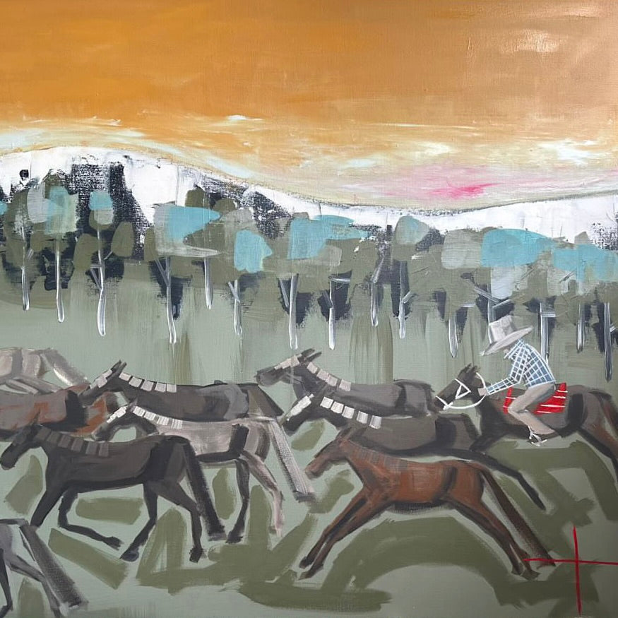 " HIGH COUNTRY MUSTER " by Justine Slough